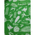 100% Polyester peachskin printed fabric for BEACH SHORTS